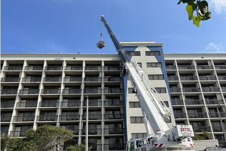 Removing Old Unit from Rooftop